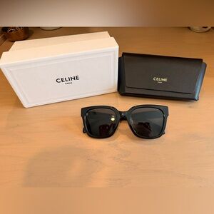 Celine Black Triomphe Sunglasses